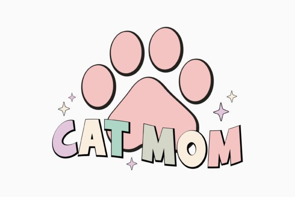 Cat Mom Retro Cat Mom Quote SVG Review for Real Projects