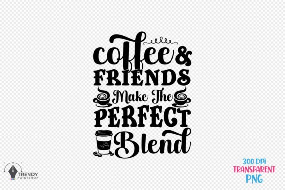 Friend Coffee Quote SVG Design: A Thoughtful Embroidery Asset for Creative Projects
