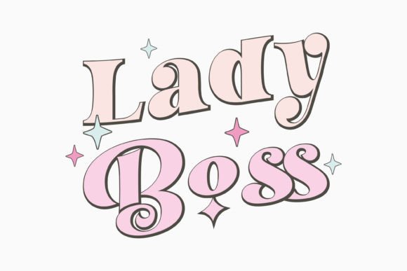 Girl Power Quote Svg Lady Boss Retro