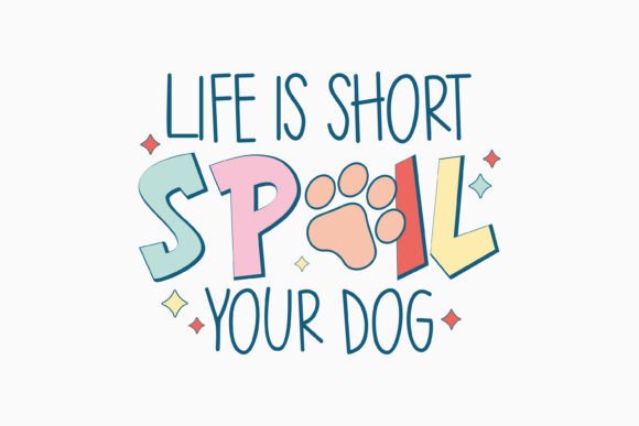 Life is Short Retro Dog Quote Svg Design Review