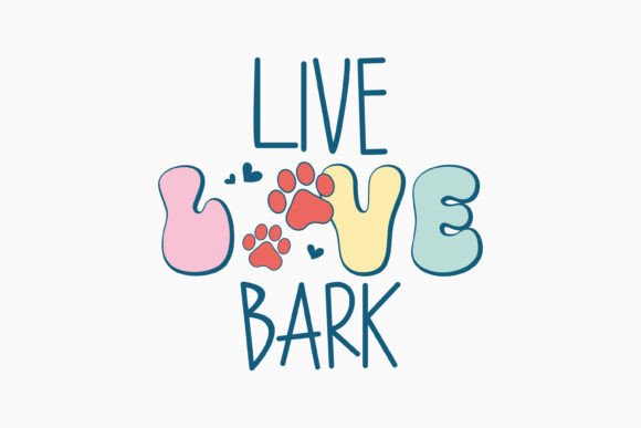 Live Love Bar Retro Dog Quote SVG Design Review