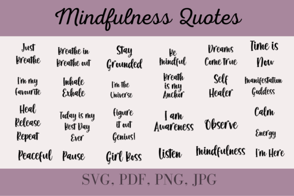 Mindfulness Quote SVG Review for Real Embroidery Projects