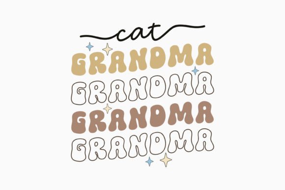 Retro Funny Pet Quote SVG Cat Grandma Review