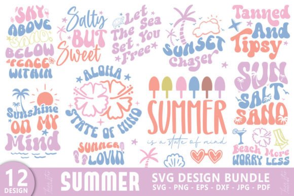 Summer Beach Quote SVG Design Bundle Review for Real Projects